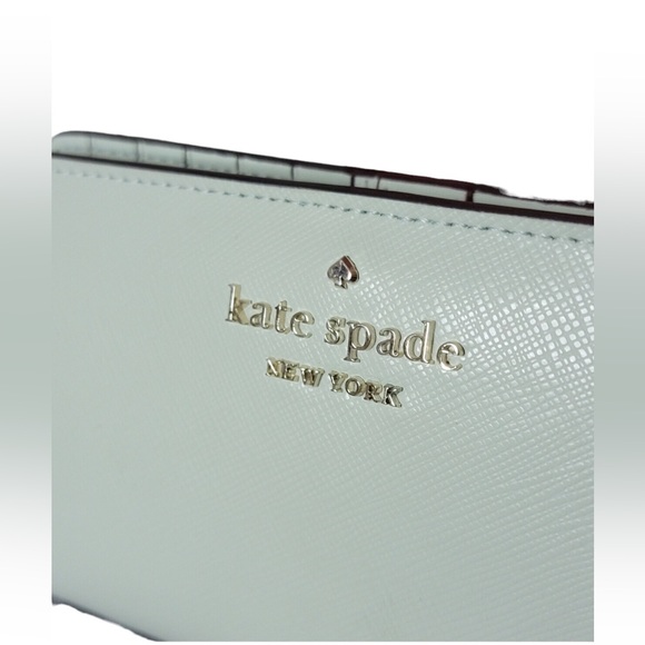 NWOT Kate Spade Staci Large Slim Bifold Wallet Soft Saffiano Leather 3 colors - Picture 3 of 8